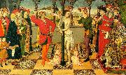 Jaime Huguet The Flagellation of Christ oil painting reproduction